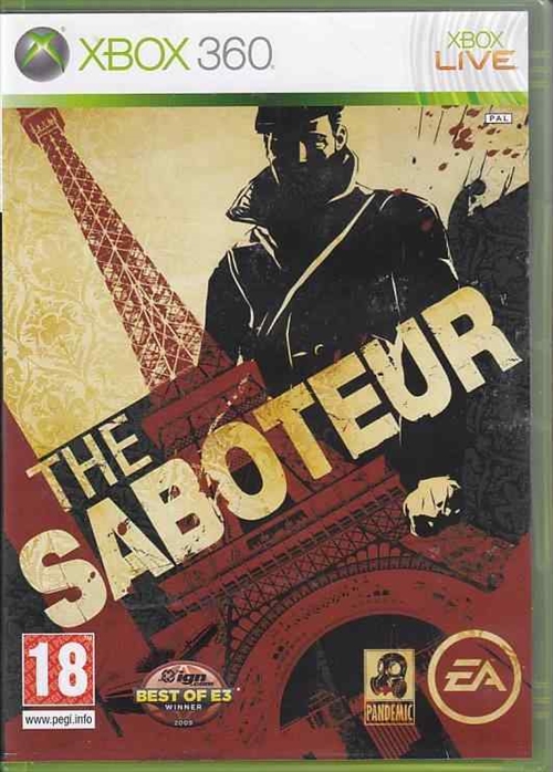 The Saboteur - XBOX Live - XBOX 360 (B Grade) (Genbrug)